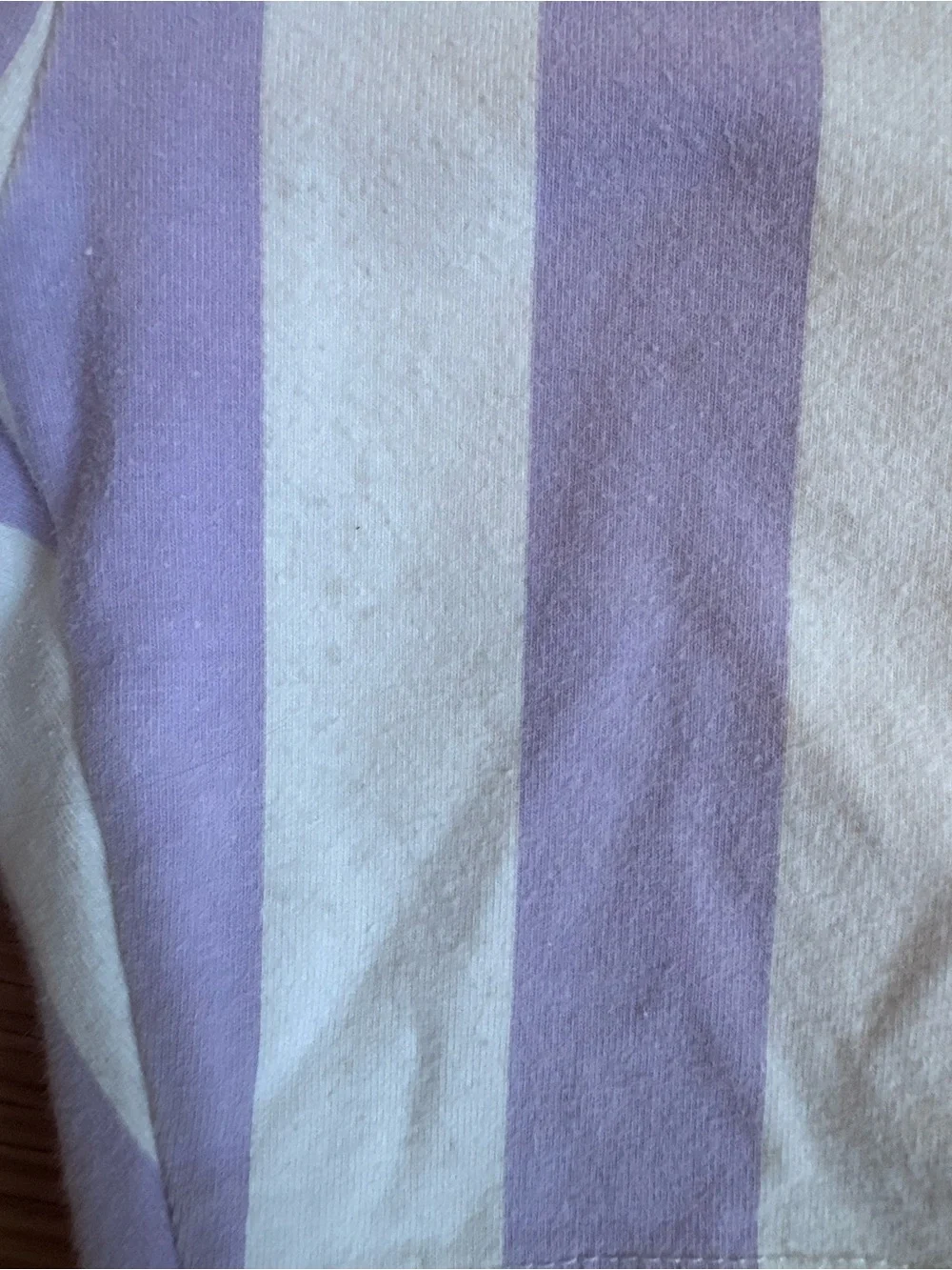Ford Cream Bronco Graphic Tee with Purple Striped Shorts